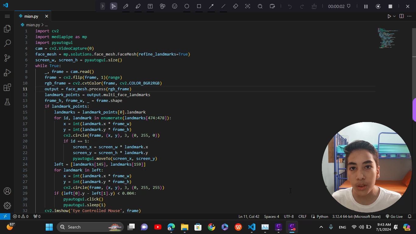 AI Eye Mouse Project